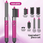 Rose red 6-piece set / China Mainland / 220V-240V UK Plug