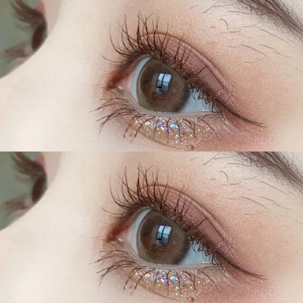Ultra-Fine Small Brush Mascara Lengthen Eyelashes Curling Thick Waterproof Natural Black Brown Lashes Extension Korean Cosmetics