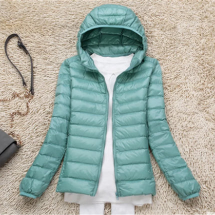 Women Puffer Jacket 15 Colors Plus Size 5XL 6XL 7XL 2025 New Spring Autumn Female Ultra Lightweight Packable Hooded Down Coats