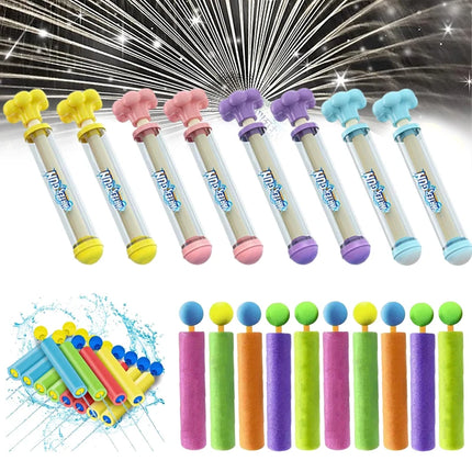 Fireworks Water Gun Toy Straight Tube Watergun Children Adults Summer Swimming Pool Toys Gift Outdoor Fun Water Fight Props TMZ