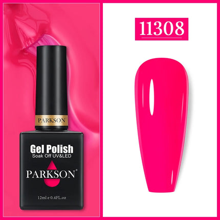 Parkson 12ML Nail Gel Polish HEMA TPO FREE Full Coverage 279 Color Gel Pigment Professional Nail Art Long Lasting Gel Varnish