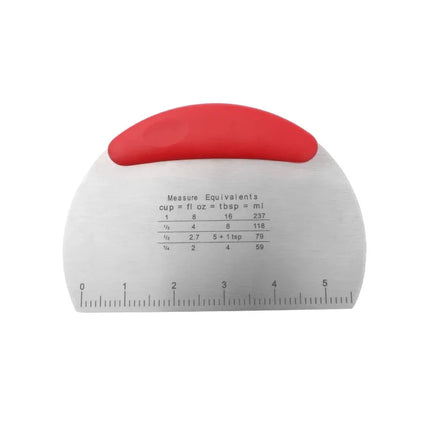 Flour Cutter Stainless steel Bake Scraper Cream Cake Dough Knife Scraper Household Kitchen Baking Tool Large Cutting Knife