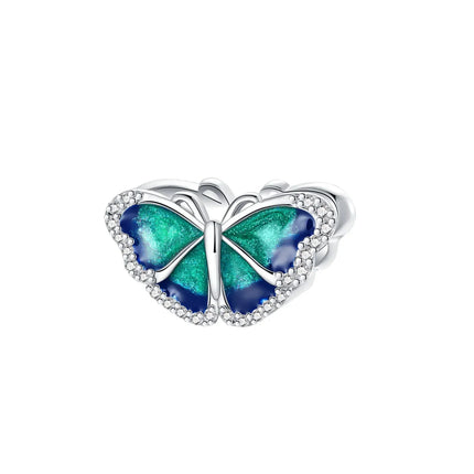 Original Charms 925 Sterling Silver Butterfly Pendant Dragonfly Flowers Bead For Women Necklace DIY Bracelet Fine Jewelry Gift