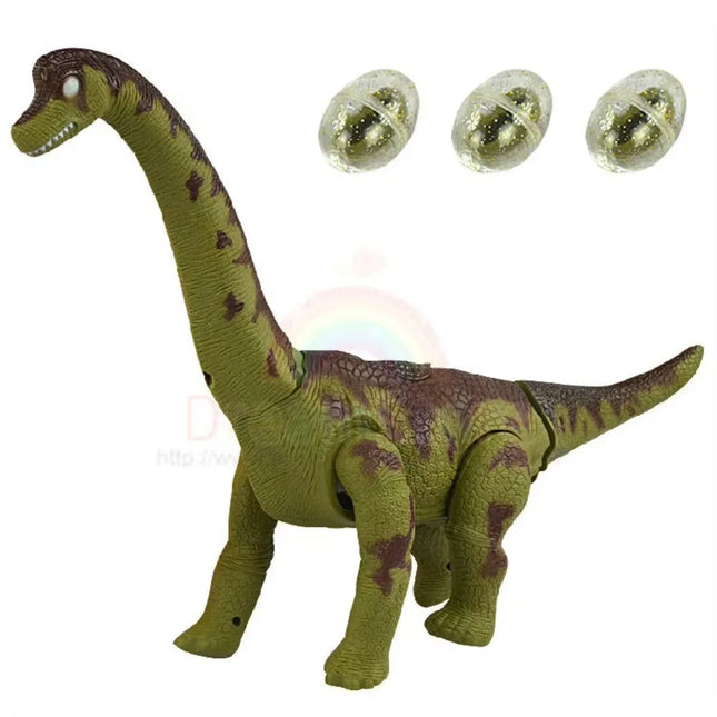 Plastic Will Lay Eggs Dinosaurs Toys Simulation Swinging Electric Dinosaur Toys Collection Movable Crawling Long-necked Toys
