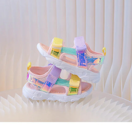 Children's Sandals 2025 New Summer Fashion Soft Bottom Princess Versatile Children's Shoes Little Girls Beach Shoes Girls' Shoes