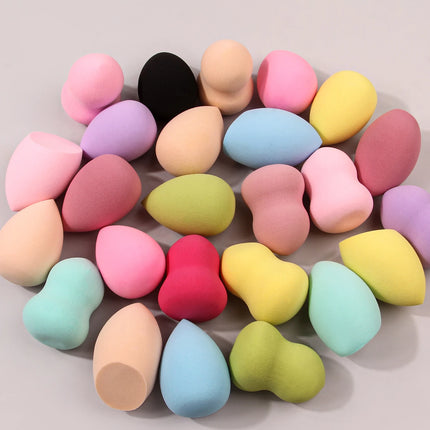 Big size Makeup Sponge,Color shapes randomly mix colors 25pcs Water Drop Design cosmetic face sponge Beauty Sponges Egg Shaped