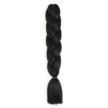 Synthetic 24Inch Purple Braiding Hair Extensions for Crochet Braids DIY Jumbo Ponytail Braid,Ru Mi Hairstyle,Multi-colored Hair