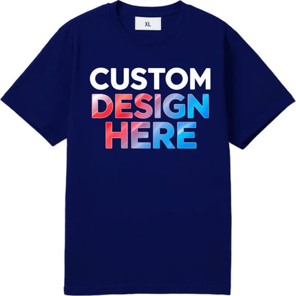 For man Text here Fashionable summer t shirt Custom Design Here Short Sleeve Daily Wear Tailor-made Oneck Rock tees Personalized