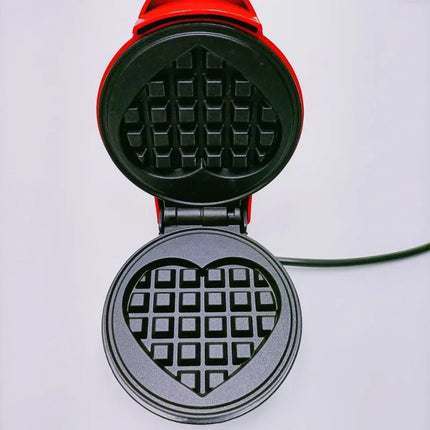 Mini Breakfast Maker Heart Shape Round Waffle Breakfast Maker Household Light Food Donut Maker Cocina Electrica Вафельница