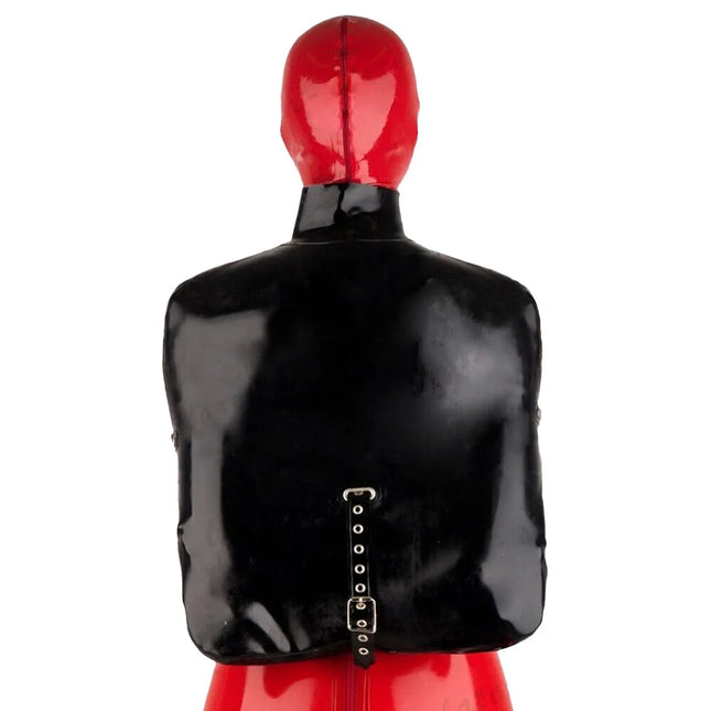 Unisex Faux Leather Halloween Cosplay Costume, Sexy Tops, Front Zippers, Unisex, Exotic, PVC, Clubwear, Women, Men, 7XL