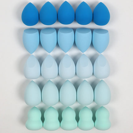 25 Beauty Eggs (Makeup Sponges), Foundation Make-Up Mixed Beauty Sponges, Liquid, Cream and Powder Flawless, Multi-Color Makeup