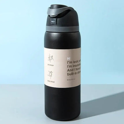 1Pc Vacuum Flasks & Thermoses Water Bottle Drinkware Thermo Tumbler Stainless Steel Thermal Mug Original Cold Hot Coffee