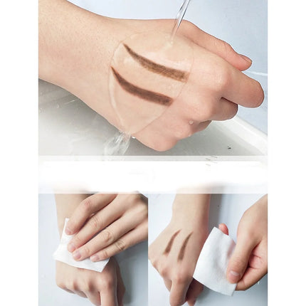 Thin-Head Double-Ended Eyebrow Pencil – Waterproof, Long-Lasting, Auto-Rotate, Brush Tip, Contour, Natural, Certified, Unisex