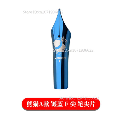 Majohn NO.8 Blue/Black Panda Gold-plated Sun Bock Nib for Majohn P139/P140/P141 Fountain Pen Writing Business Accessories