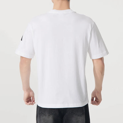 Adidas Men's Loose Fit T-Shirt - Cotton Short Sleeve Round Neck