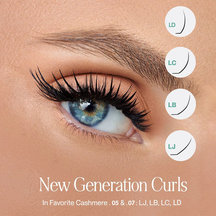 ABONNIE Multi Layered Eyelashes LB LC Double-layer Camellia Eyelash Extensions 5D spike lashes Volume Fans Fluffy Brown Lashes
