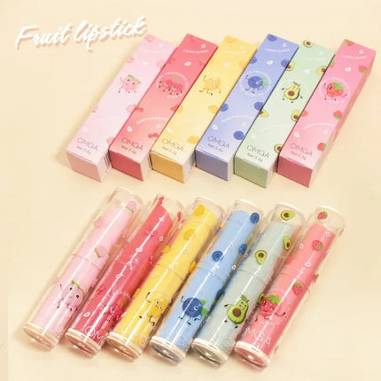 Fruity Color Changing Lip Balm Natural Temperature Change Coloured Lipstick Long Lasting Moisturizing Makeup Cosmetics for Women
