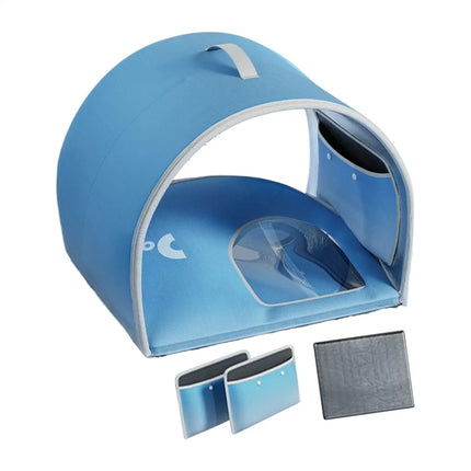 2026 Pet Cooling House Cats Ice Shelter Foldable Cooling House Weatherproof Large Pet Home High-Efficiency For Park Garden