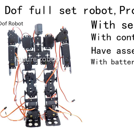 17 Dof Robot Dance Robot Biped Walking Robot for Teaching DIY Kit Servo MG996/DS3218 Educational Kit Humanoid Programmable Robot