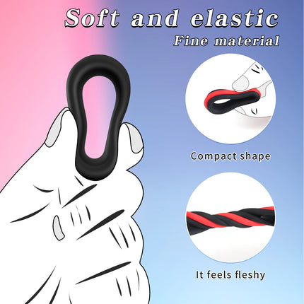 2 in 1 Penis Ring Ball Stretcher Scrotum Lock Cock Lasting Erection Extender Chastity Cock Cage For Man 18 Cock Ring Sex Toys