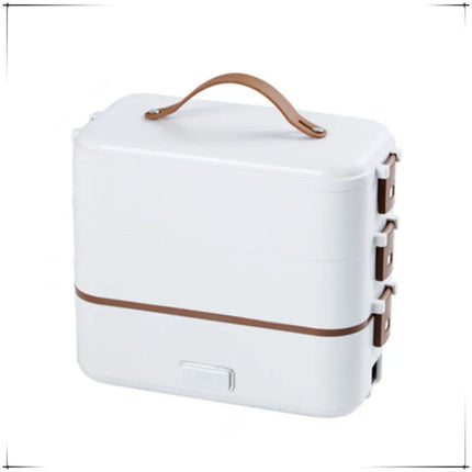 Heating electric lunch box Multi-functional portable plug-in cooking office insulated lunch box