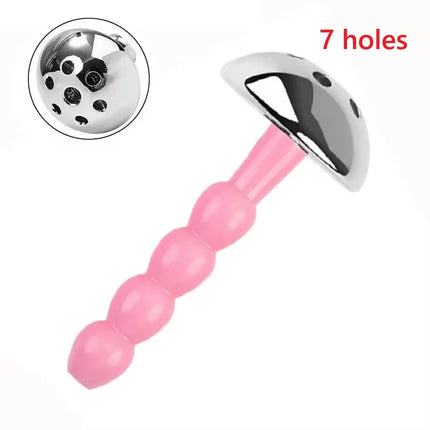 Small Penis Plug Set Pink Urethral Sound Catheter Stimulation Dilator Hollow Penis Plug Stick Insert Male Sex Toy