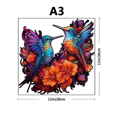 Creative Wooden Puzzle Adult Edition - Forest Irregular Puzzle Blocks, Fun Games for Festival Parties, Home and Office Decoratio