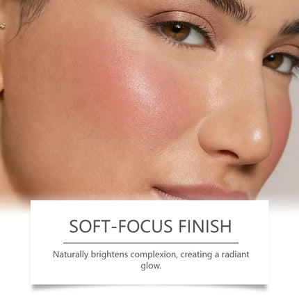 Red Silky Moisturizing Blush, Hydrating and Colorful for a Rosy, Radiant, Natural Contouring Makeup Look