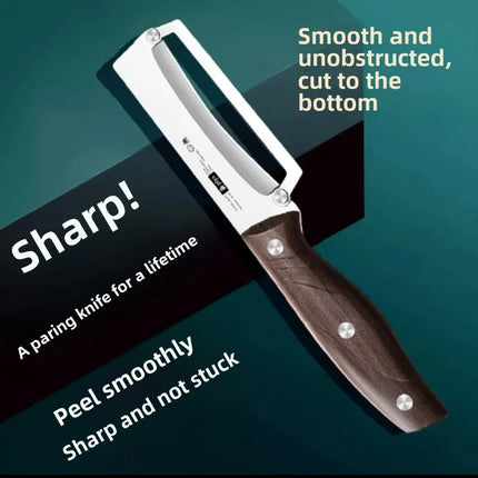 Stainless steel peeler for peeling and slicing fruits and vegetables | Durable and smooth operation