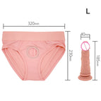 Pink pants L dildo