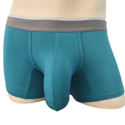 Ultra Men Modal Ice Silk Boxer Briefs Big Pouch Extra Large Bulge Enhancing Breathables Coolings Lightweight Mens Boxers Panties