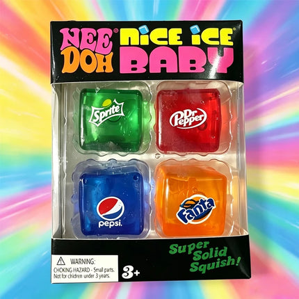 Squishy /Schylling NeeDoh/* Nice Cube Sensory Squeeze Toy Super Squish Stress Relief Anxiety Sensory Tool Stress Reliever Toys
