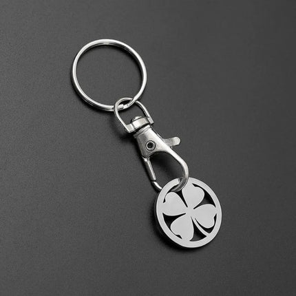 Trolley Cart Tokenrings Keychains Shopping Trolley Token Coin Keyring