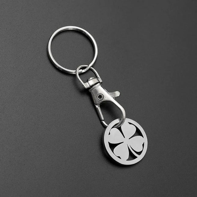 Trolley Cart Tokenrings Keychains Shopping Trolley Token Coin Keyring