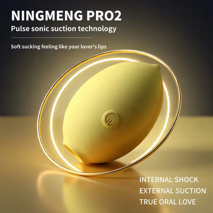 Lemon Vibrator Sucking G-Spot Clitoral Stimulator Vibrating Massger 10 Modes Silicone Dildo Clitoral Sucker Sex Toy For Women