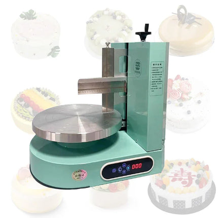 Birthday Cake Cream Icing Coating Machine 4-12 Inch Wedding Cake Cream Butter Spreading  Equioment Cream Spreading Machine