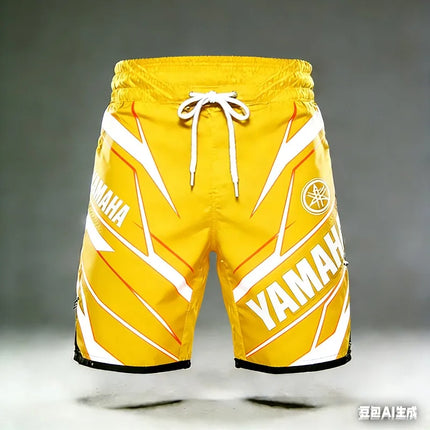 2026 Summer New Yamaha Classic Collection Fashion Sports Outdoor Fitness Shorts  Men Women Large Casual Motorcycle Riding Shorts