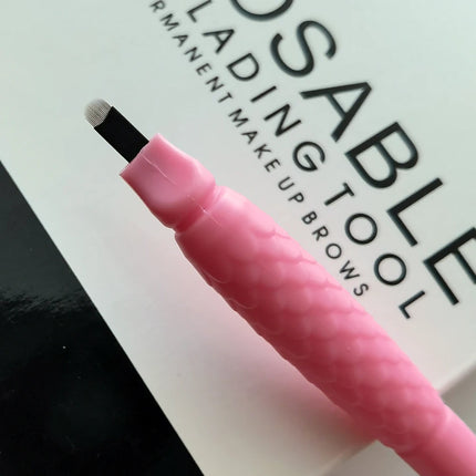 10/50Pcs 0.15mm 18U Microblading Disposable Manual Pen Permanent Makeup Eyebrow Tattoo Pen