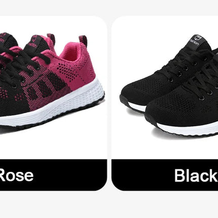 Women Sport Shoes Fashion Platform Sneakers Ladies Spring Summer Flats Running Shoes for Women Casual Shoes Mesh Jogging Tennis