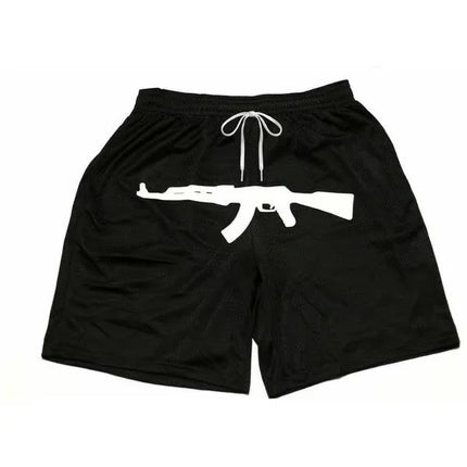 2026 New Men's and Women's Fashionable Personalized Printed Oversized Loose Summer Street Fashionable Casual Quick Drying Shorts