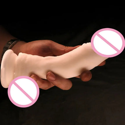 Super Soft Realistic Dildo for Women with Suction Cup Perfect Size Big Penis Female Masturbator Silicone Skin Feel Dick Sex Toy