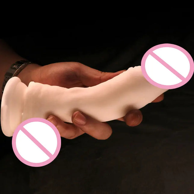 Super Soft Realistic Dildo for Woman with Suction Cup Perfect Size Big Penis Females Masturbator Silicone Skin Feel Dick Sex Toy
