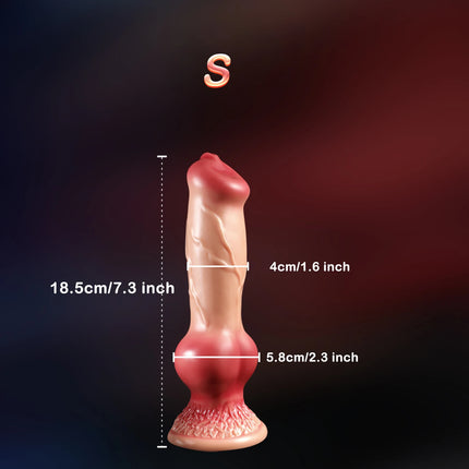 Huge Dog Fake Penis Realistic Dildo Double Penetration Anal Plug Monster Cock Vagina Masturbation Adult Sex Toys for Women Men