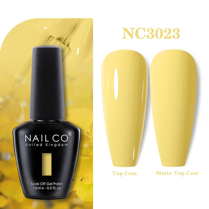 NAILCO 283Colors Gel Nail Polish Top Base Vernis Semi Permanent UV Gel Varnish Nails Art Varnish Hybrid Manicure