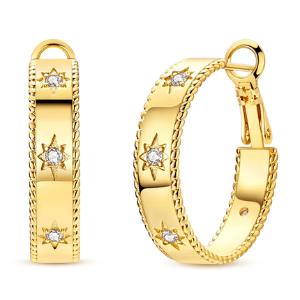 Women original 925 Silver Golden Glowing Firefly Stud Earring Bilayer Round Droplets Heart Gold Hoop Earrings Party Jewelry Gift