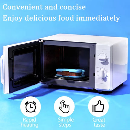 Microwave Oven Specific Quick Baking Tray, Household Microwave Toaster, Fast Heating Toast, Sandwich Crispy Baking Tray