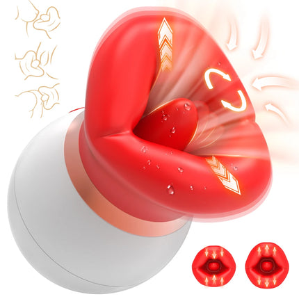 Sucking Vibrator for Women with Tongue Licking Clit Sucker Oral Nipple Clitoris Stimulator Female Sex Toys Adults Masturbation