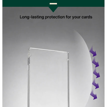 Extended Acrylic Graded Card Display Case for PSA BGS Slabs, Magnetic Protective Trading Card Holder for Pokémon, Sports Cards