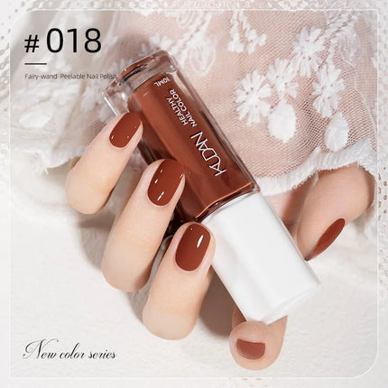 Colorful Water-Base Nail Polish 40 Colors Air Dry Peel Off Nail Art for Manicure DIY Long Lasting Nail Supplies Painting Varnish