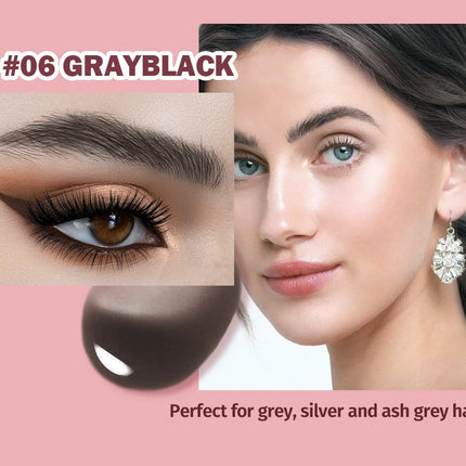 Wild Eyebrow Pencil Square Angled Brush Velvet 3D Brow Dye Cream Hairline Anti-smudge Waterproof Multifunction Eyebrow Tint Pen